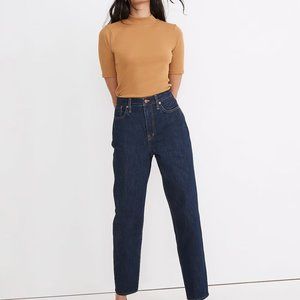 Madewell Baggy Tapered Jeans in Dark Wash